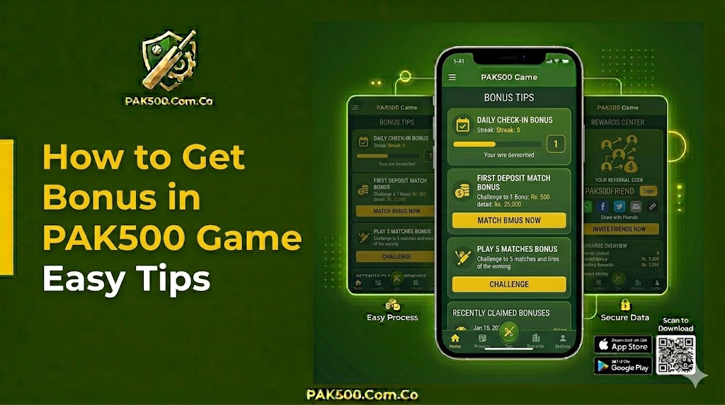 How to Get Bonus in PAK500 Game