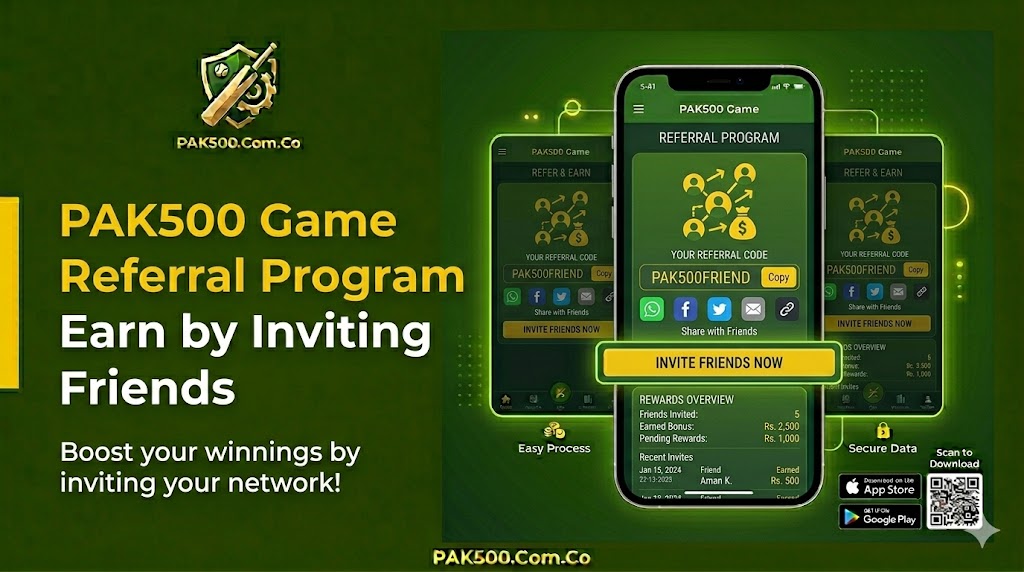 PAK500 Game Referral Program